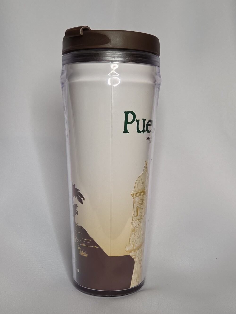 2004 Starbucks Global Icon Collection Puerto Rico Double Wall Tumbler/Cup 12 oz. - Picture 5 of 9
